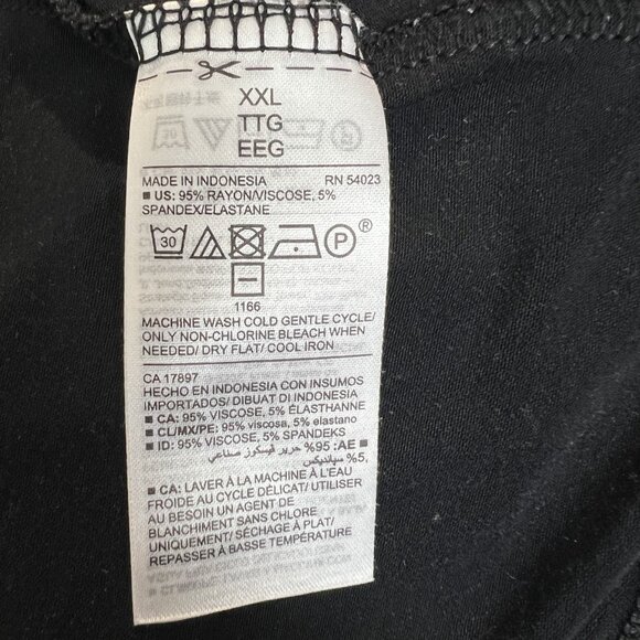 Old Navy Dress Womens XXL Black White Sleeveless A-Line Tank Geometric Pattern - Picture 9 of 9